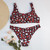 Floral Print 2 Piece Suit Bikini 2021 Mujer New Push Up Swimwear Women Summer Beachwear Sexy Mid Waist Swimsuit Biquini Leopard