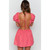 Summer dress mini Dress Pink vestido de mujer cute sexy dress party dress платья клубные bodycon dress sukienki dress летнее пл