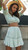 2021 Summer Two Piece Sets Women Bohemian Casual Beach Skirts 2Pcs Sets Lace Off Shoulder Crop Tops and Short Pleated Skirt Sky Blue