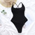 Sexy Swimwear Women 2021 New One Piece Swimsuit Woman Bathing Suit Bodysuit Summer Beachwear Swimming for Wear Female Monokini Black