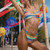 High cut bikini 2021 Multicolor stripe swimsuit Push up swimwear female Sexy bathing suit women bathers beach wear new