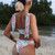 Sexy Green Floral Print Swimsuit Female Lace Up Bandage Push Up Bikini Set Women Summer Brazilian Thong Swimwear Biquini