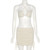 Ribbed Knit Halter Crop Top and Skirts 2 Piece Set Women Fashion Outfits Summer Drawstring Ruched Matching Set Ribbed Knit Halter Crop Top and Skirts 2 Piece Set Women Fashion Outfits Summer Drawstring Ruched Matching Set
