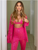 Sparkly Two-piece Set Party Outfits For Womens Sequin Top Blouse Shirt And Pants Suit Female Luxury Evening Tracksuit New