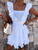Solid Dress Cotton Linen Women Casual Elegant Party Dresses Sexy Halter Ruffle Summer Sleeveless Back Bandage Beach Ladies Dress