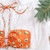 Copy of 3 Pcs Printed Bikini Set High Waist Swimwear Women Sexy Bathing Suit Biquini Push Up Swimsuit Women's Bikinis Beach Wear B517 Orange