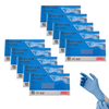SafeSleek Blue Vinyl Gloves Powder Free (Small) - 1000pcs