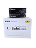 SafeSleek ChromaTech Black Nitrile-Blend Gloves Powder Free - Medium