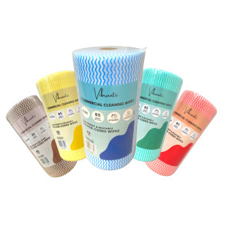 Vibrante - Commercial Cleaning Wipes, 6 rolls