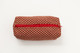 Large Cosmetic Bag Lipstick Red