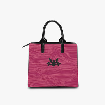 FUCHSIA/BLK TOTE