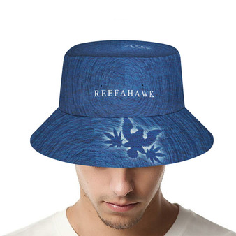 BLU SWIRL BUCKET HAT