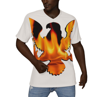 BURNING HAWK V-NECK T-SHIRT