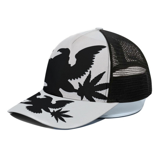 FULL BIRD BLK/WHIT TRUCKER