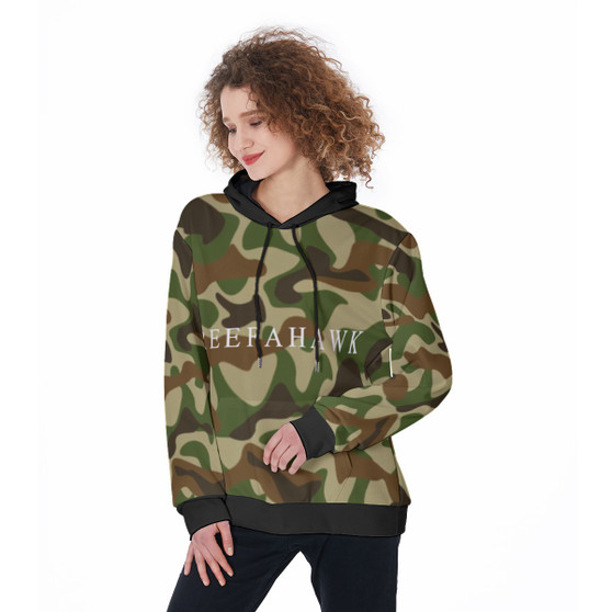 CAMO PULLOVER HOODIE