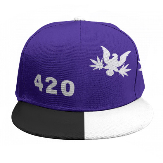 BLU/BLK/WHT 420 CAP