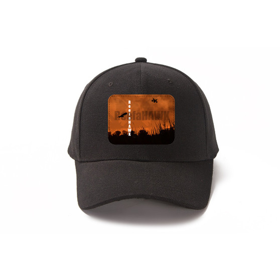 RUST/BLK FLYING HAWK HAT