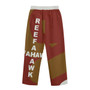 ReefaHawk burgundy/brwnStraight Casual Pants | 245GSM Cotton