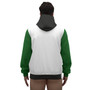 GRN /BLK/WHT COTTON HOODIE