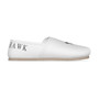 WHITE REEFAHAWK CANVAS SLIPPERS