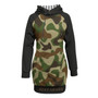 ARMY CAMO/BLK HOODIE DRESS