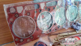 Full Set Gaskets kit fits Nissan UD Truck Bus CV30 CD30 PE6T engine 11670cc EF9900 View Rear