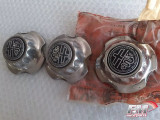 3x Wheel Center Caps fits Alfa Romeo Alfasud 531345 Genuine View Rear