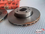 Brake Disc Rotors Set fits Fiat Croma Lancia Thema Alfa Romeo 164 Genuine 60812685 View Rear