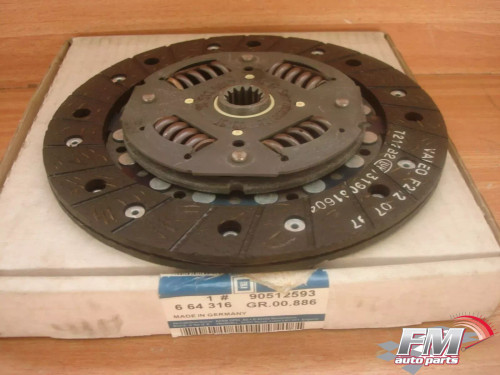 Clutch Plate Disc fits Opel Corsa A B Vauxhall Nova 90512593 Genuine View Front
