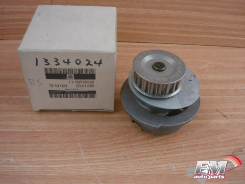 Water Pump fits Opel Corsa A Ascona C Vauxhall Nova 14NV C14NZ C16SE 16S Genuine 90349240 View Front