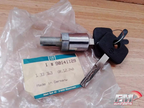 Boot Trunk Lock with Keys fits Opel Rekord E 90141129 Genuine View Front