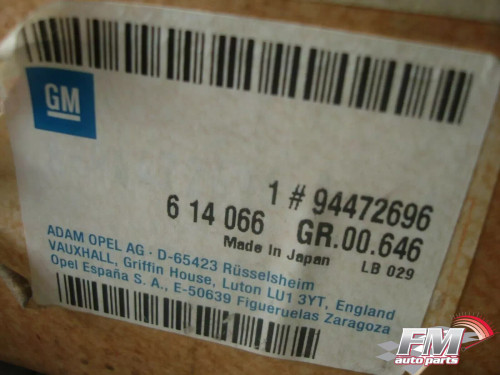Crankshaft fits Opel Vauxhall Isuzu 15D 15TD 4EC1 4EC1T 94472696 Genuine View Upper