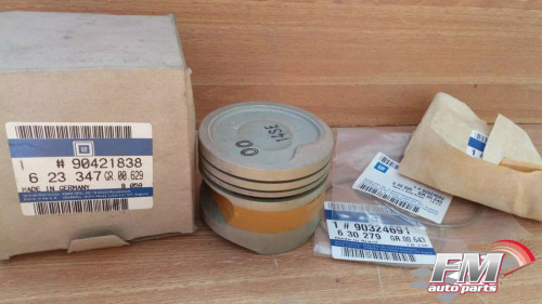 Piston Kit fits Opel Corsa B C14SE 14SE STD 77.60mm Bore 90421838 Genuine View Front