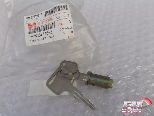 Lock Barrel and Key Steering fits Isuzu Bus Truck 1791371182 Genuine View Front