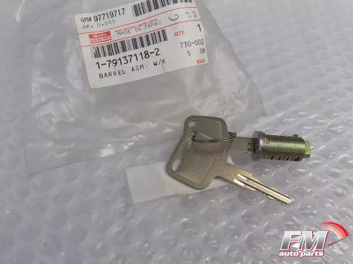 Lock Barrel and Key Steering fits Isuzu Bus Truck 1791371182 Genuine View Rear