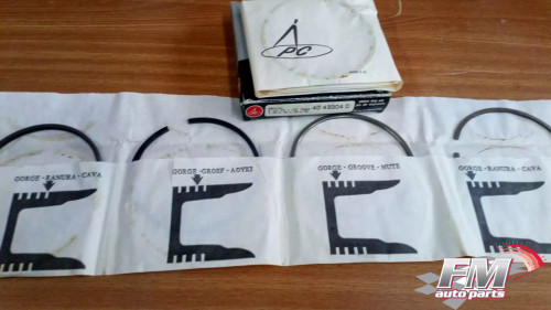 Piston Rings Set fits Perkins 4.248 101.06mm Bore STD 4 rings per piston 40433040 View Front