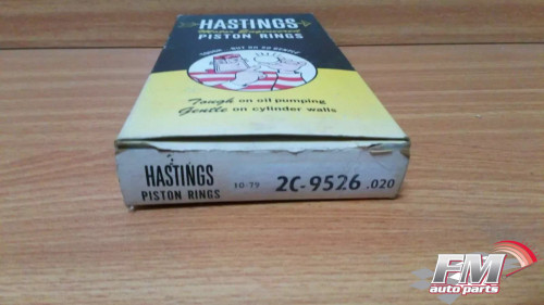 Piston Rings Set fits Wolseley Austin LDV KD18 18H 18HH 18HL 80.26 + 0.50mm 2C9526 View Front