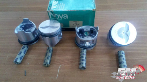 4x Pistons fits Fiat 128 3P Ritmo 60 Uno 55 80mm Bore STD 212.048.01 View Front
