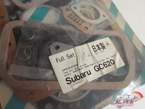 Full Set Gasket kit fits Subaru A15 A44 1300 1267cc EA62 engine GC620 View Rear