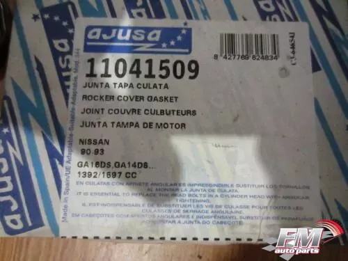 Gasket Rocker Cover fits Nissan Almera Pulsar N15 GA13DS GA14DE GA16DS 11041509 View Rear