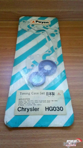 Timing Case Gaskets Set fits Mitsubishi Celeste A73 Sigma A121 A131 Dodge Colt HG030 View Front