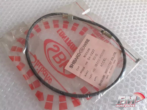 Accelerator Throttle Cable RHD fits Nissan Datsun B210 120Y 1973-1974 18200-H5000 View Front