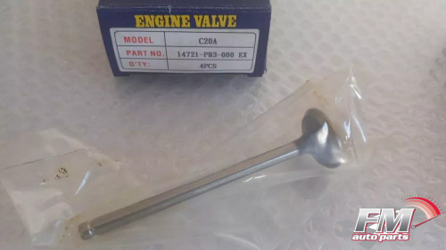 4x Exhaust Valves fits Honda Accord Prelude Legend C20A C27A 28mm 14721-PH3-000 View Front