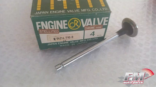 4x Exhaust Valves fits Isuzu 4FB1 4FC1 4FD1 engines 8942165900 View Front