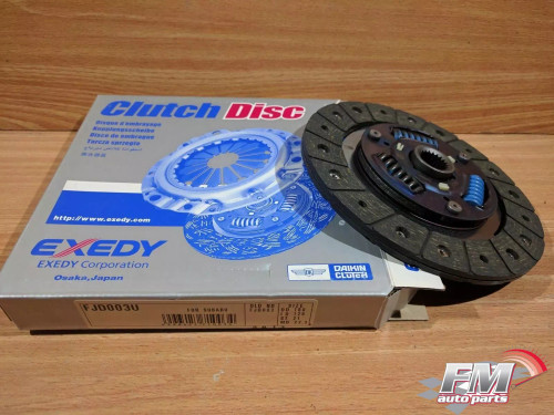 Clutch Disc fits Subaru Leone 1300 AF1 AM1 EA65 engines FJD003U View Front