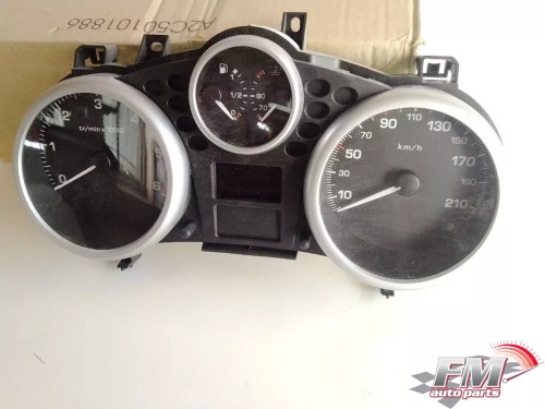 Instrument Cluster fits Peugeot 207 610638 6103JV 9662904680 Genuine View Front