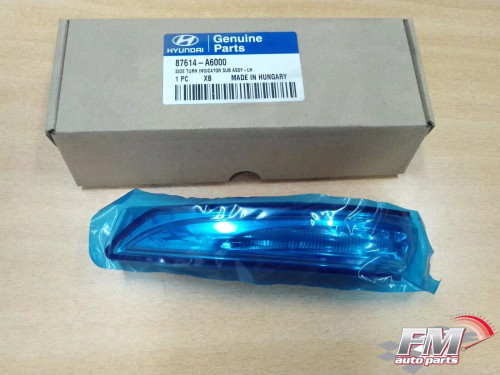 Turn Signal Wing Mirror Left fits Hyundai i30 87614A6000 Genuine View Front