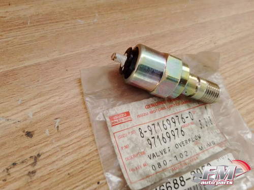 Fuel Pump Overflow Valve fits Isuzu Pickup TF Chevrolet LUV 8971699760 Genuine View Front