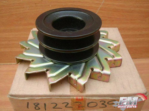Alternator Pulley fits Isuzu LT02 MV118 Hitachi 6BD1 6BD1T Genuine 1812220390 View Front