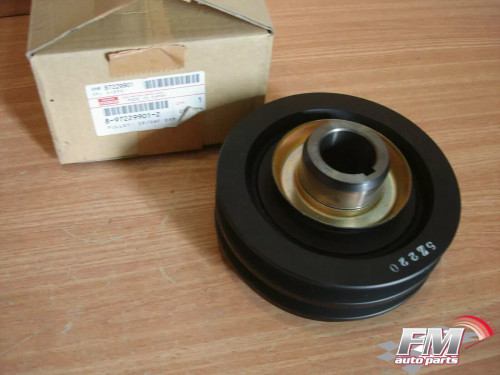 Pulley Crankshaft fits Isuzu Pickup TF Chevrolet LUV 4JA1 8972299012 Genuine View Front